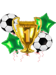 Şampiyonlar Futbol Temalı Folyo Balon Seti