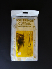 Altın Gold Renk Arka Fon Parti Perdesi 100x200cm