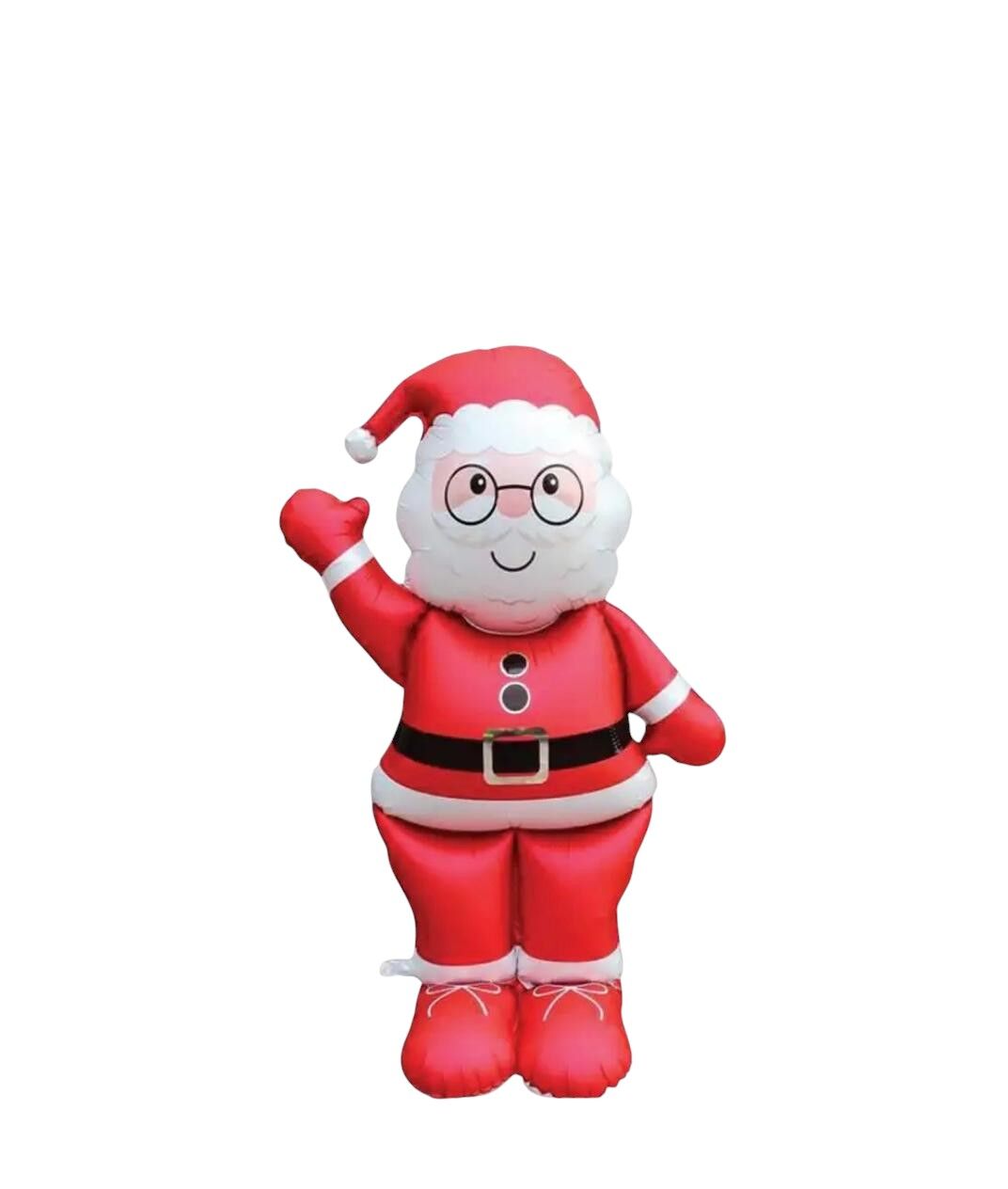 El Sallayan Gözlüklü Noel Baba Yılbaşı Folyo Balon 155x90 cm