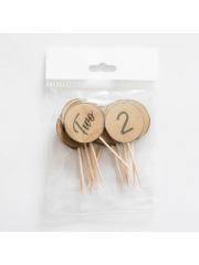 Two Yazılı Pasta Kürdan Süsü 15'li Paket