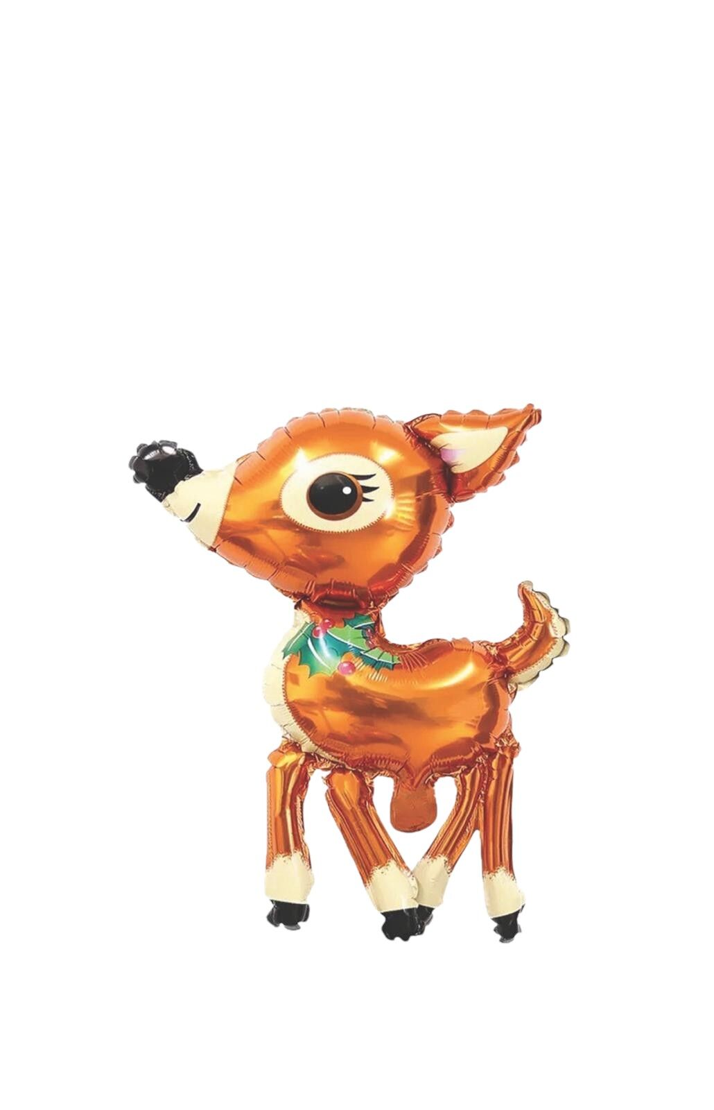 Bebek Geyik Yılbaşı Folyo Balon 63x43 cm