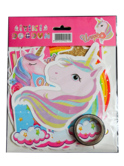 Unicorn Tema Dekoratif İyiki Doğdun Yazı Banner Dekoratif