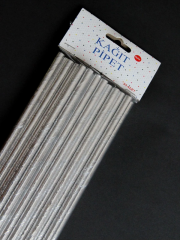 Gümüş Kağıt Pipet 24 Adet