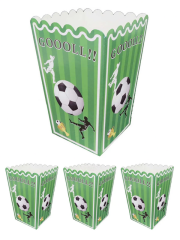 Futbol Temalı Popcorn Mısır Kutusu 8 Adet
