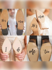 Bride Düğün Kına Nişan için Ayakkabı Etiketi SADECE ETİKET
