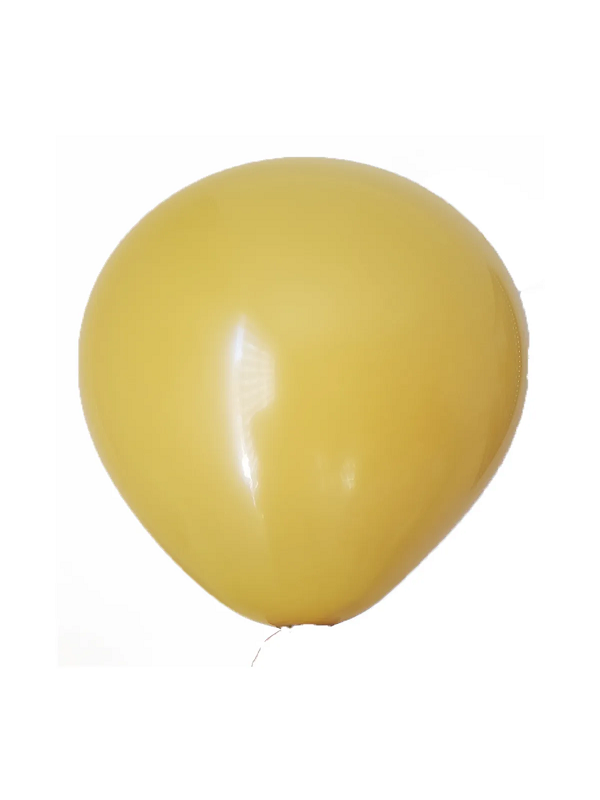 Retro Pastel Balon 10 Adet 12 Inç Zerdeçal