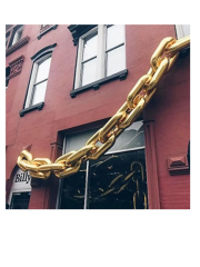 Zincir Gold Renk Folyo Balon Seti