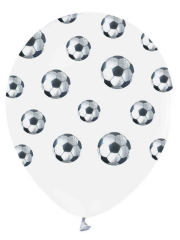 Futbol Tema Konsept Balon Zinciri Seti Futbol Topu Baskılı Balon