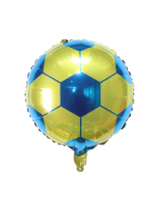 Lacivert Pastel Balon Zinciri Seti Futbol Topu Folyo Balon