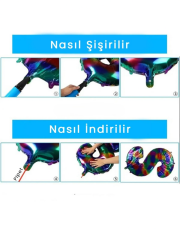 Bride Uyumlu Folyo Balon Yeşil