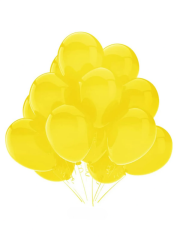 12 inch 30 cm Balon 10 Adet Sarı