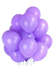 12 inch 30 cm Balon 10 Adet Lila Pastel